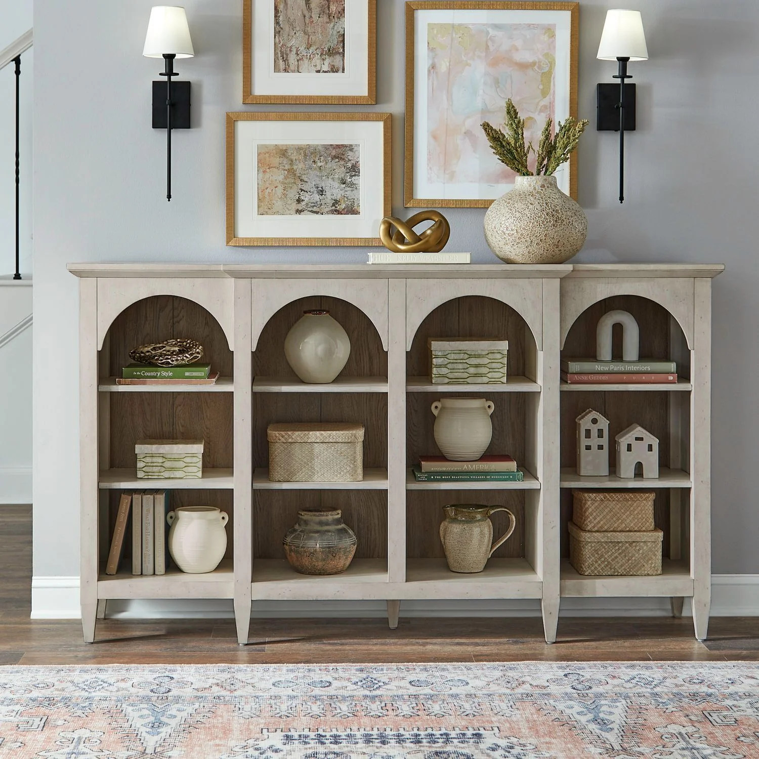 Pavilion – Breakfront Accent Cabinet – Natural