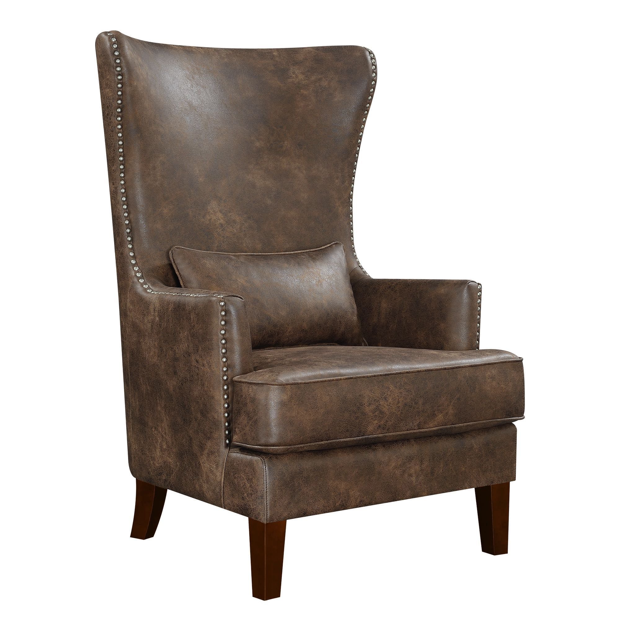 Kori – (724) Chair With Chrome Nails – Sierra Toffee