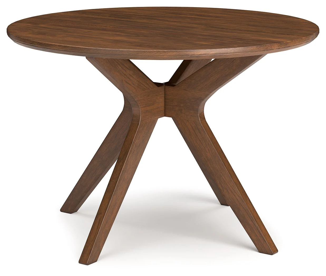 Lyncott - Round Dining Room Table - Brown - Image 1