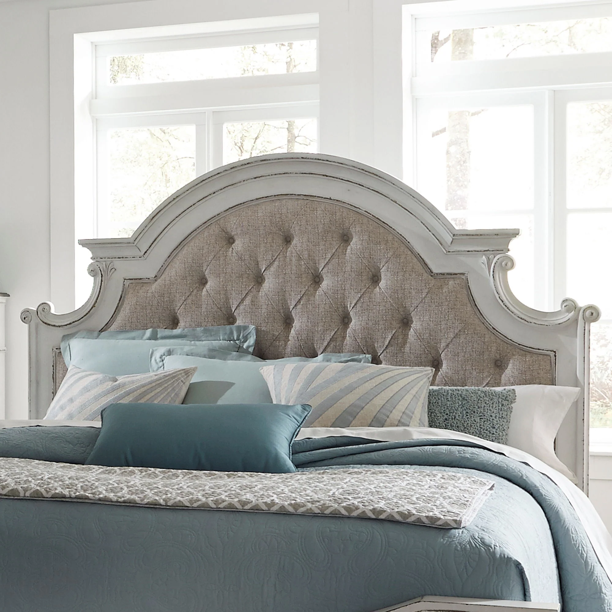 Magnolia Manor - Upholstered Panel Headboard - Image 3