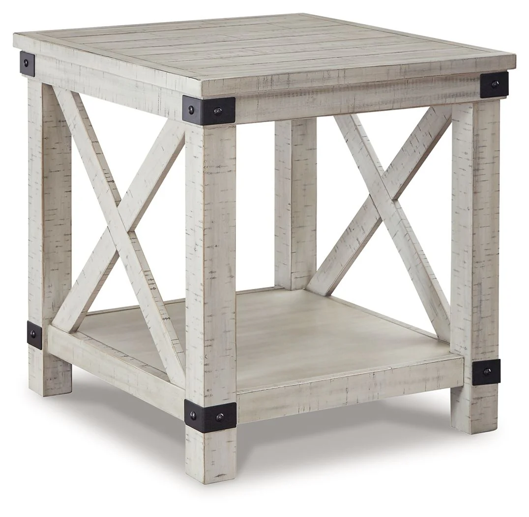 Carynhurst – Rectangular End Table – Whitewash