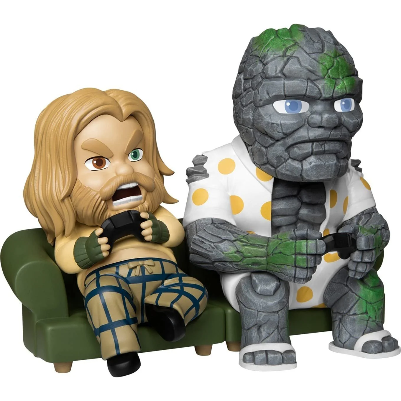 Beast Kingdom SDCC 2021 Exclusive Avengers: Endgame: Bro Thor & Korg Mini Egg Attack Figure - Image 1