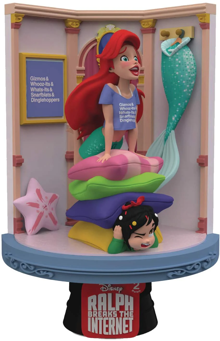 Beast Kingdoms Wreck-It Ralph 2: Ariel Ds-023 D-Stage Series Statue - Image 1