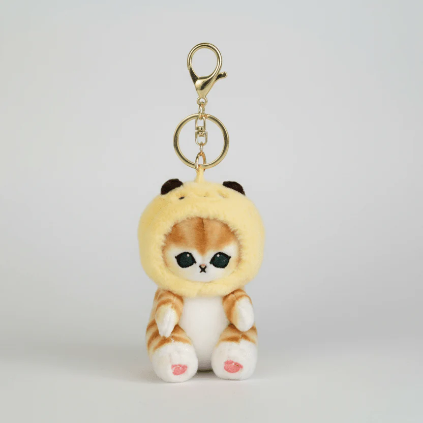 Mofusand Bee Cat Plush Keychain - Image 2
