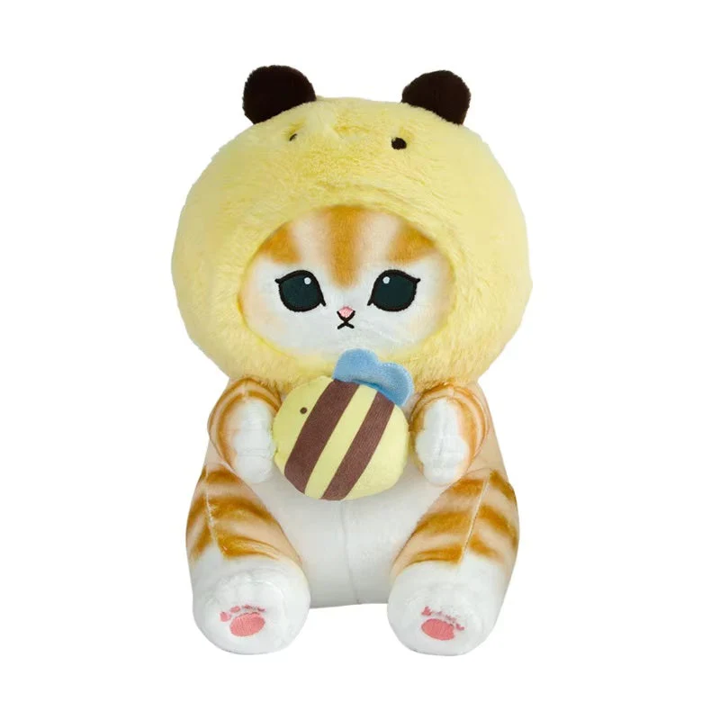 Mofusand Bee Cat Plush 12" - Image 1