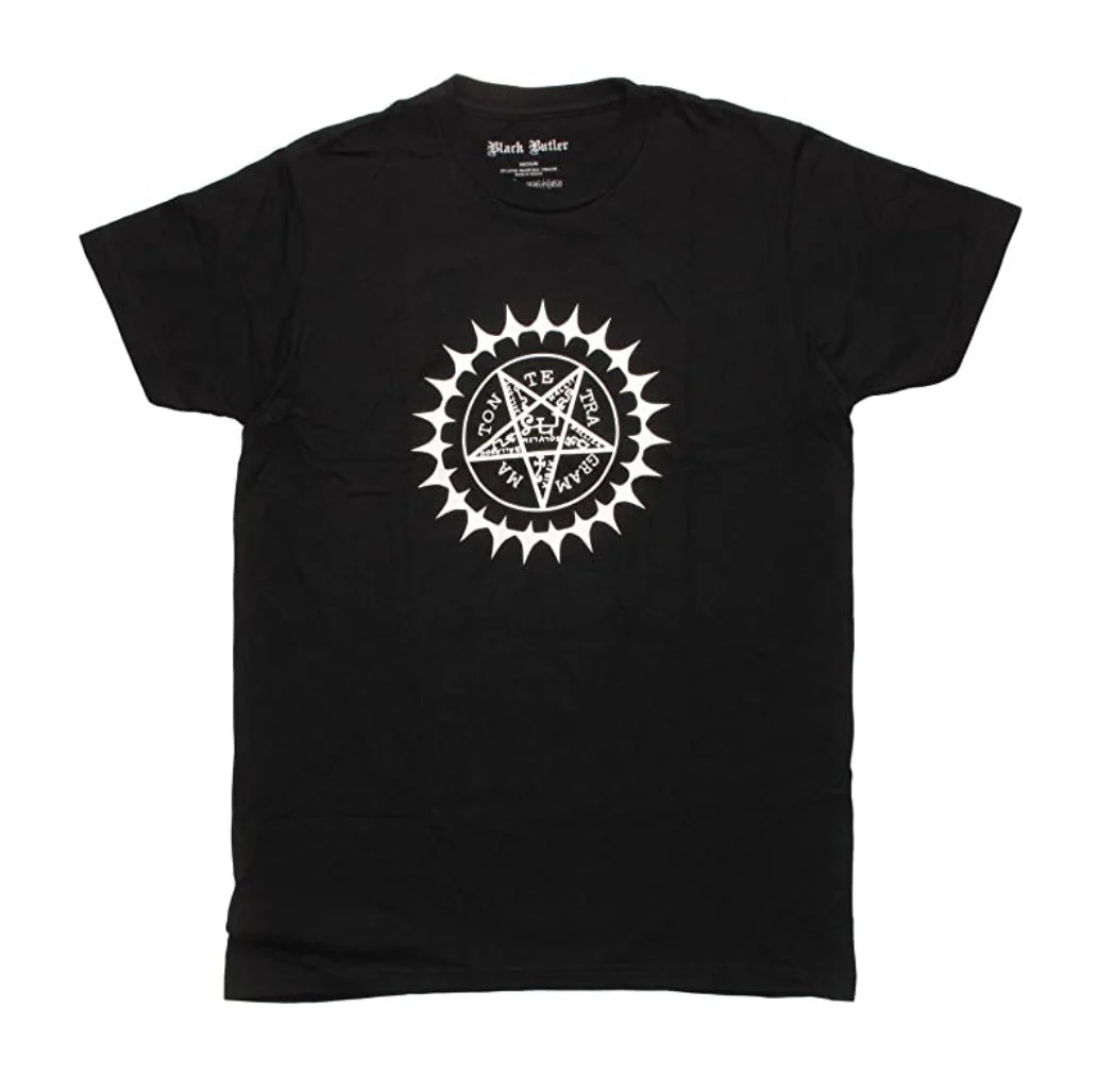 Black Butler Contract Seal Anime T Shirt - Image 1