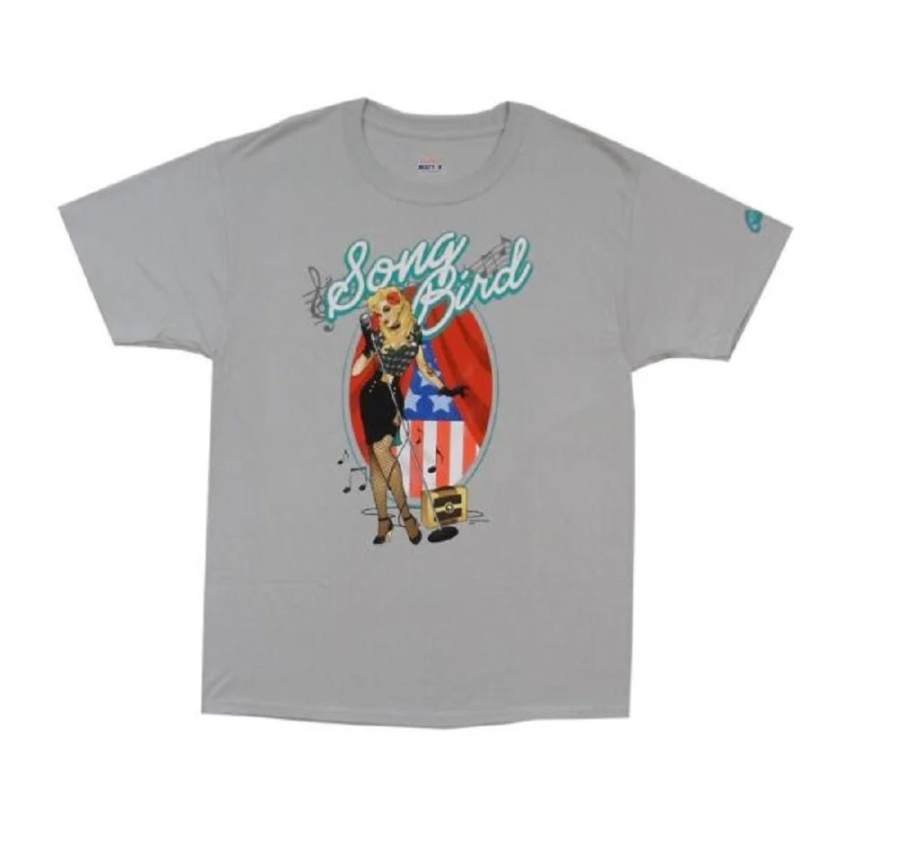 Black Canary Bombshell Song Bird DC Comics Adult T-Shirt - Image 1