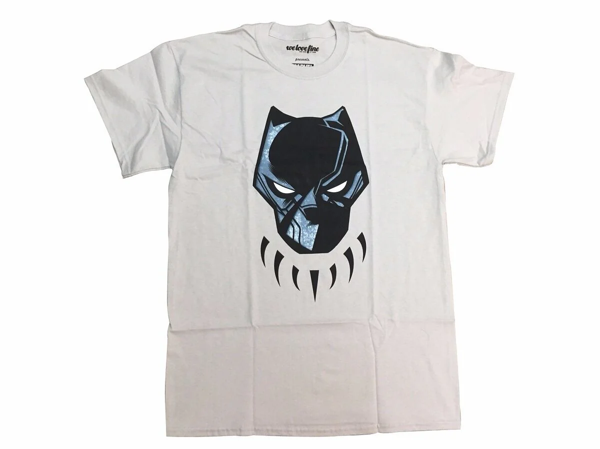 Black Panther Logo Marvel Comics T-Shirt - Image 1