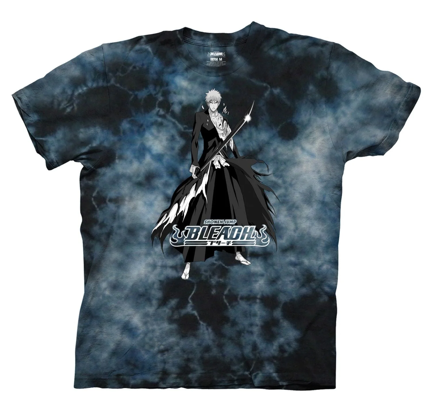 Bleach Kurosaki Ichigo Tensa Zangetsu Anime Officially Licensed Adult T-Shirt - Image 1