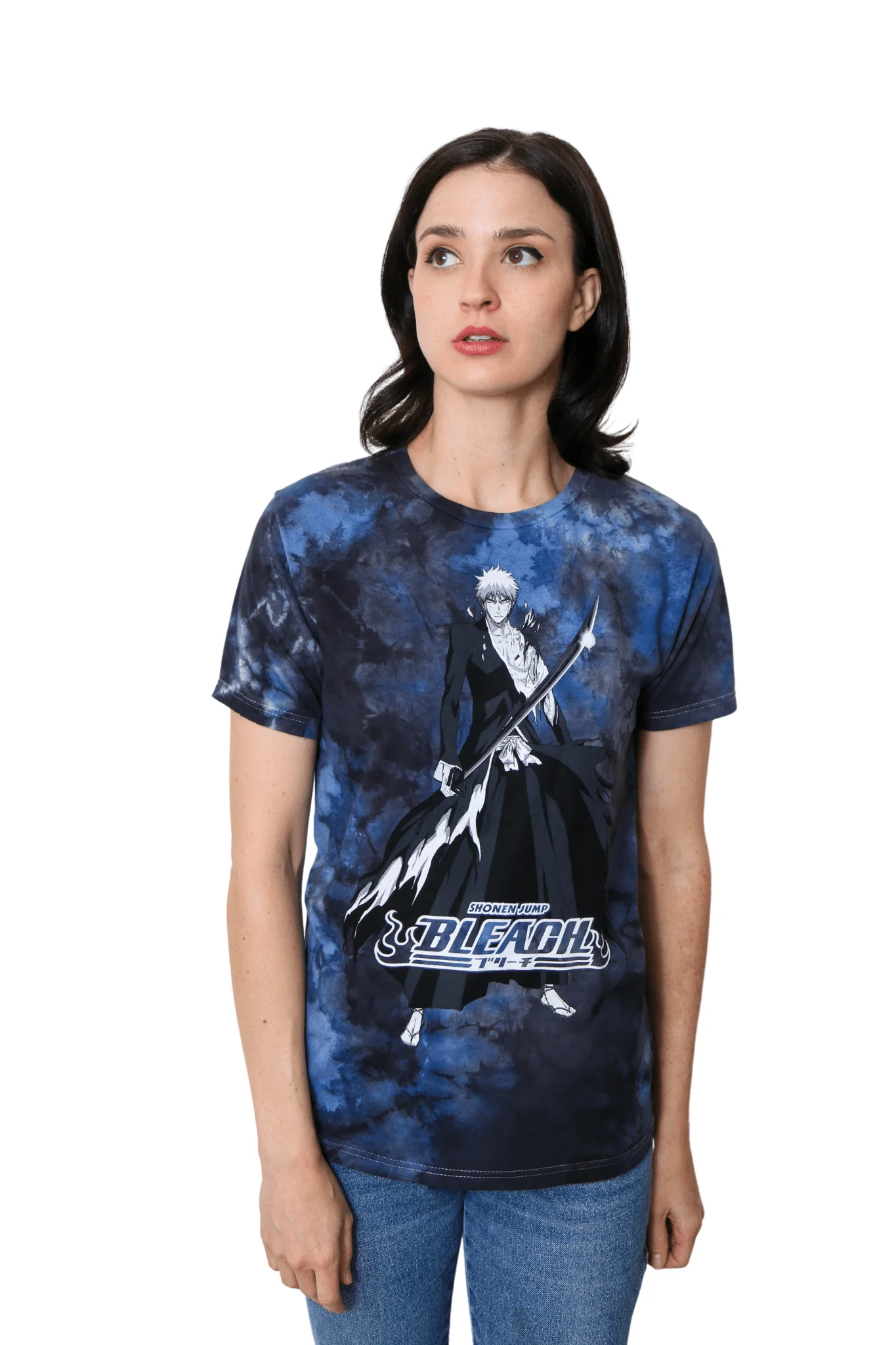 Bleach Kurosaki Ichigo Tensa Zangetsu Anime Officially Licensed Adult T-Shirt - Image 3