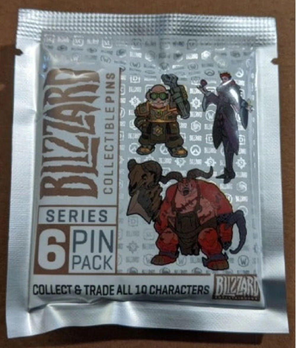 Blizzard Collectible Pins Series 6 – Overwatch WoW Diablo One Sealed bag