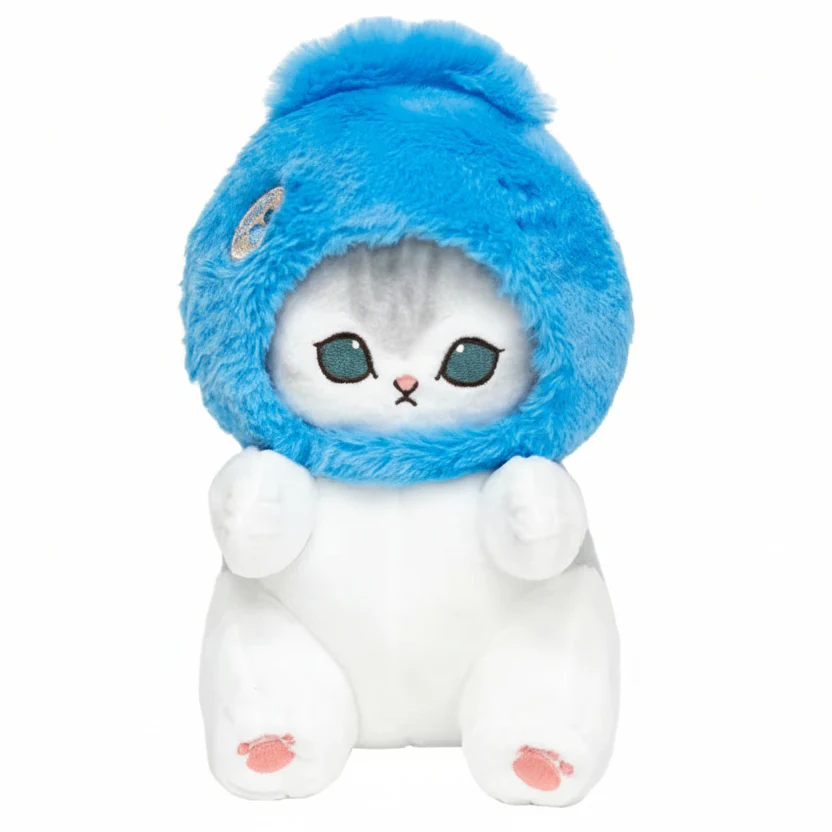 Mofusand Blueberry Cat Plush 9" - Image 1