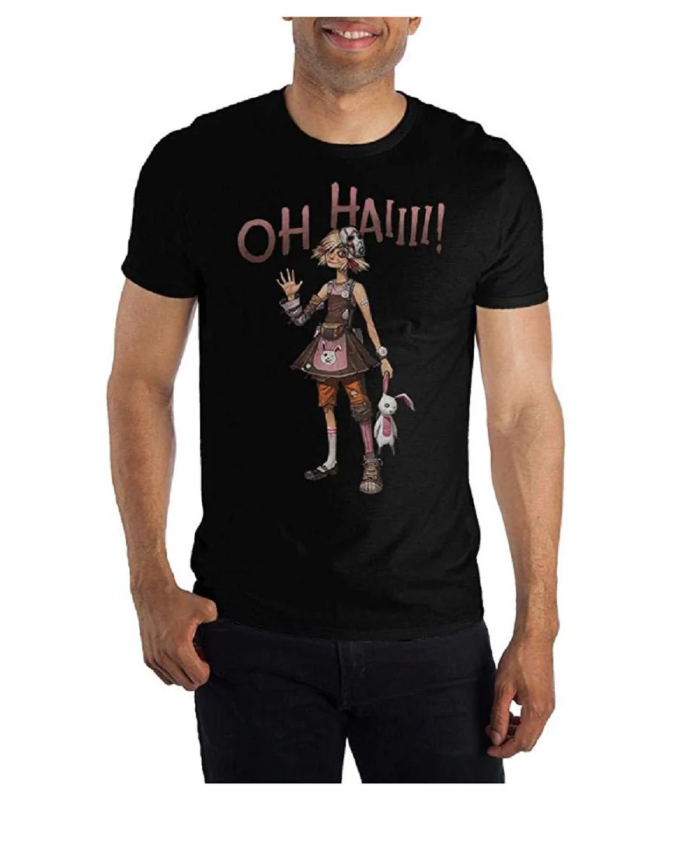 Borderlands Tiny Tina Oh Haiiii! Adult T Shirt - Image 2