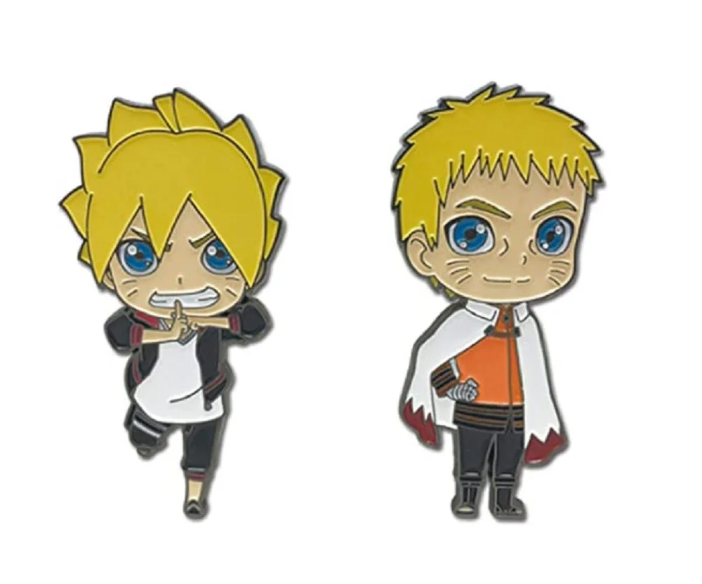 Boruto – Naruto Next Generation – Boruto & Naruto 2 Pack Enamel Pin