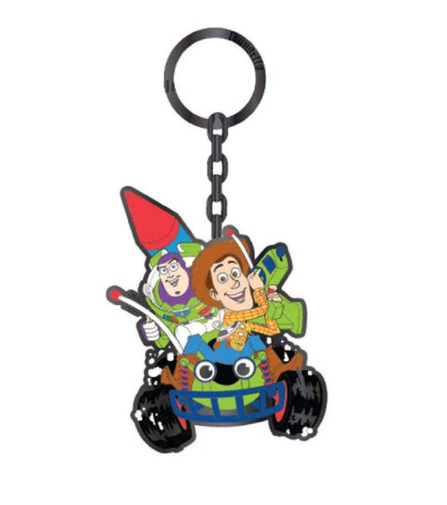 Disney Pixar Toy Story Buzz Lightyear and Woody Enamel Key Chain - Image 2
