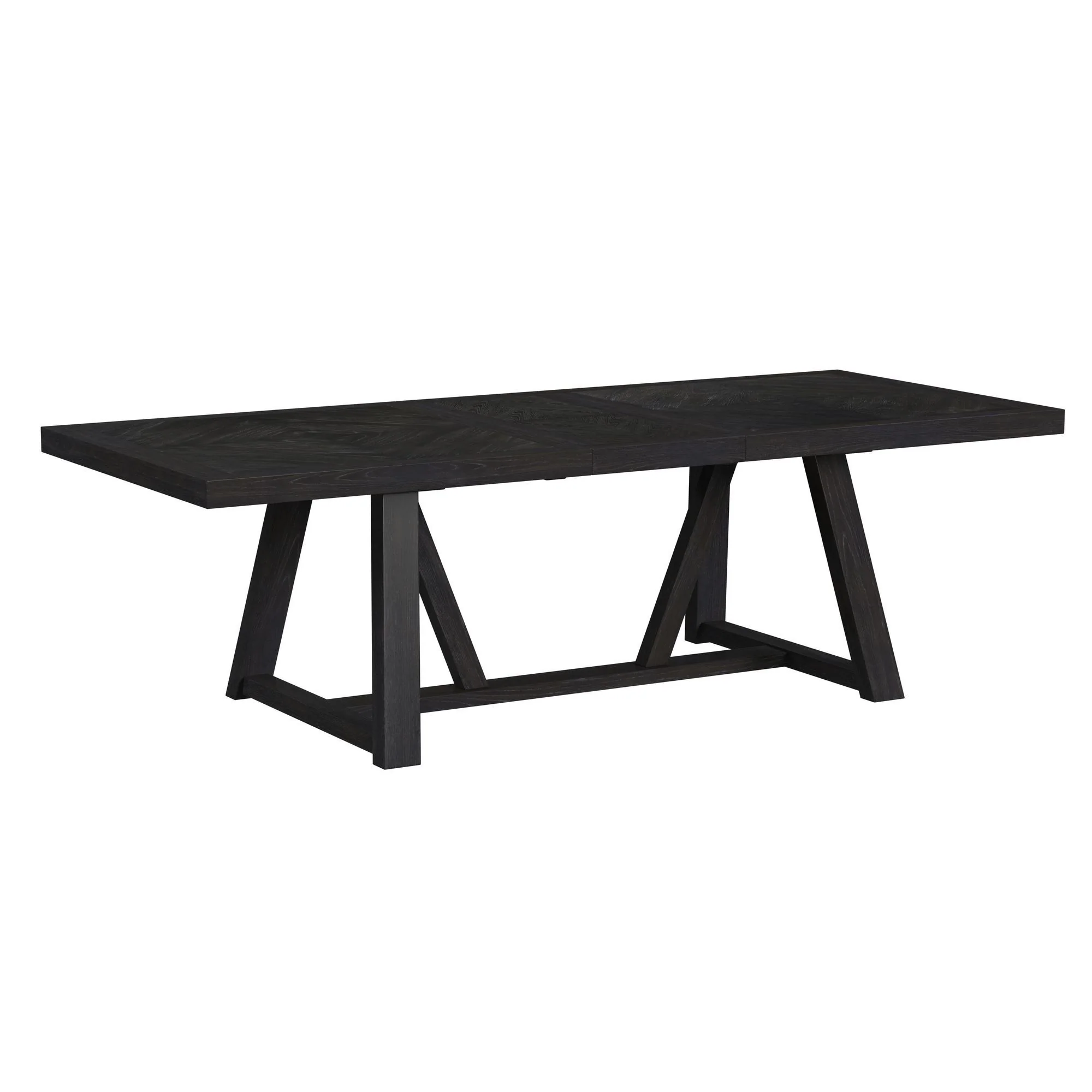Transcend – Dining Table With 22″ Leaf – Charcoal