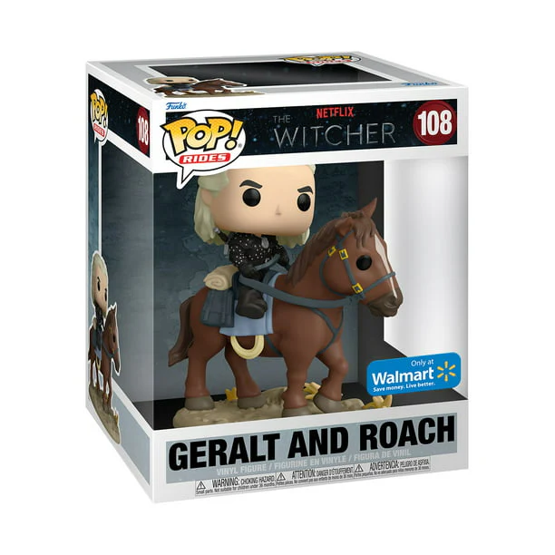 Funko Pop! Ride Deluxe: Witcher - Geralt And Roach Exclusive Vinyl Figure - Image 2