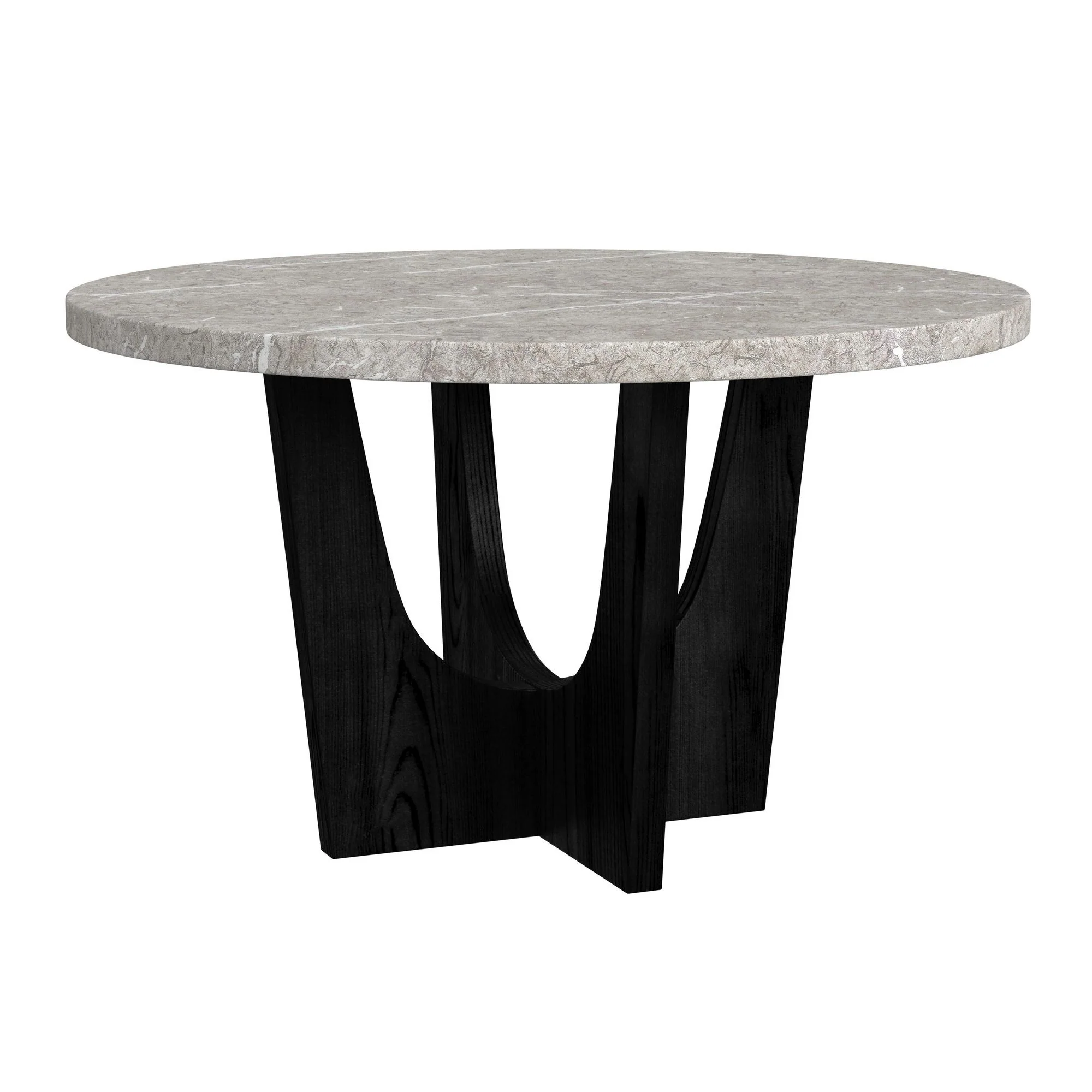 Oregon - Round Table With Faux Marble Top - Image 2