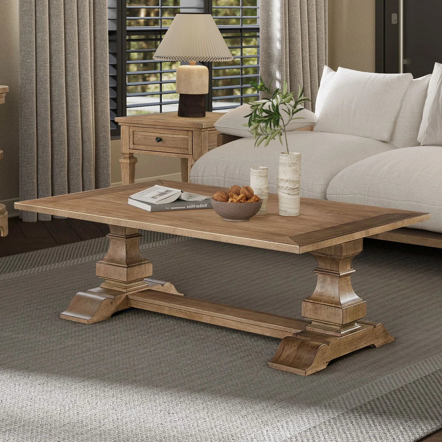 Haven Hills – Rectangular Cocktail Table – Camel Beige