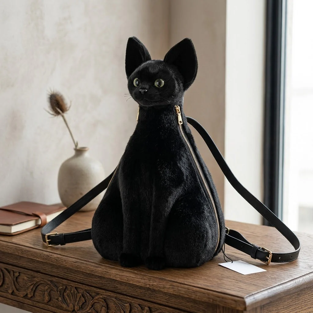 Sphinx Sculpted Cat Backpack - Image 2