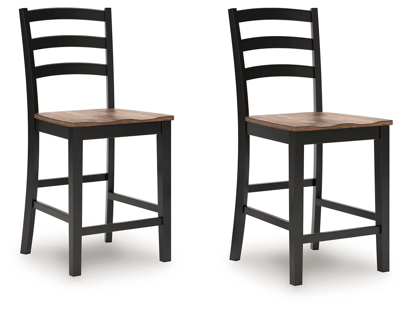 Wildenauer – Barstool (Set of 2) – Brown / Black