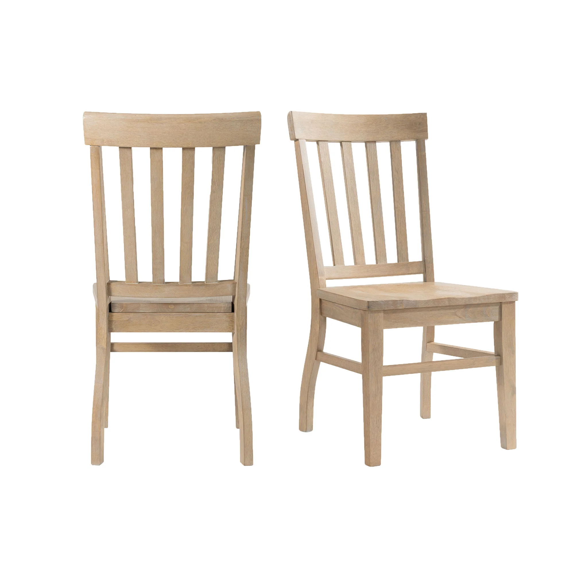 Lakeview - Slat Back Side Chair (Set of 2) - Natural Finish - Image 1