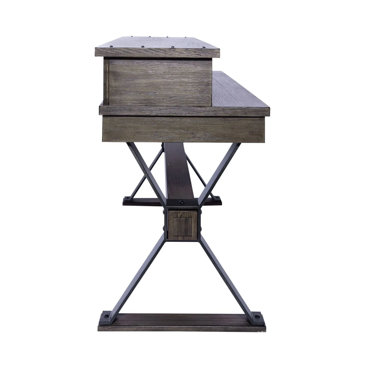 Sonoma Road - Console Bar Table - Weathered Beaten Bark - Image 3