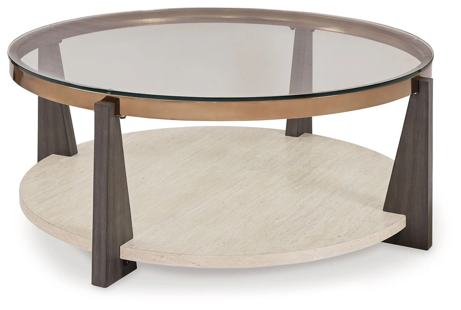 Frazwa - Round Cocktail Table - Multi - Image 1