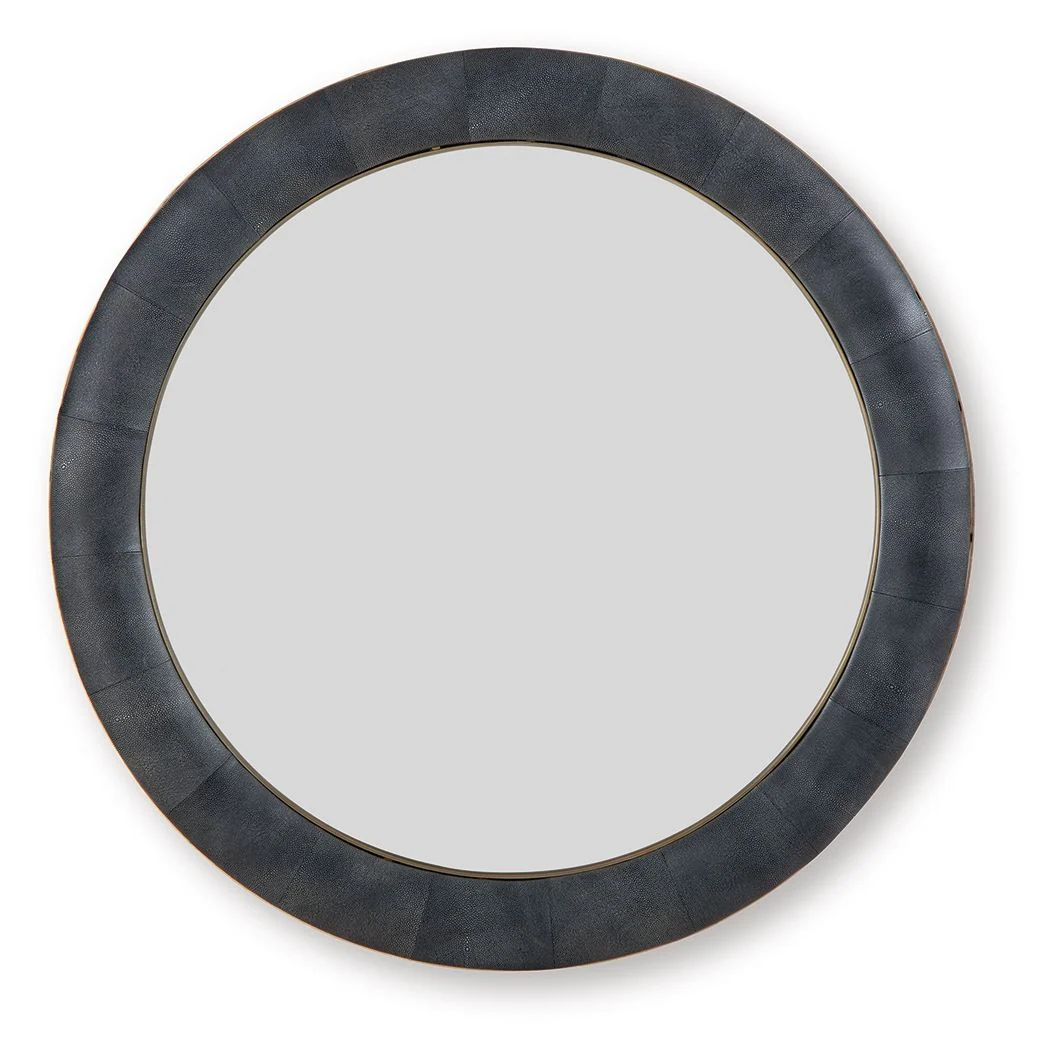 Corinsworth - Accent Mirror - Charcoal / Brass Finish - Image 1