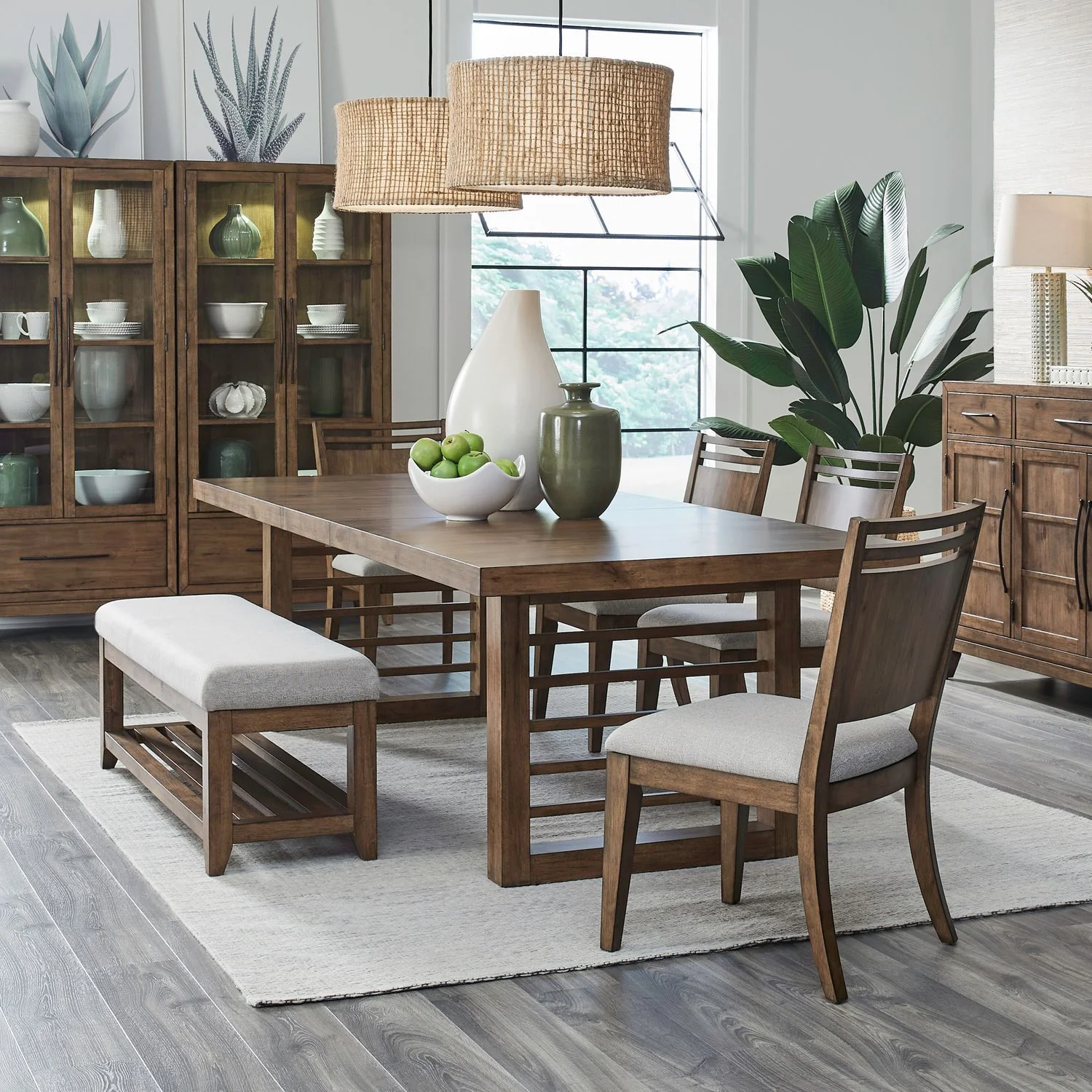 Shaker Lakes - Optional Double Pedestal Table Set - Image 2
