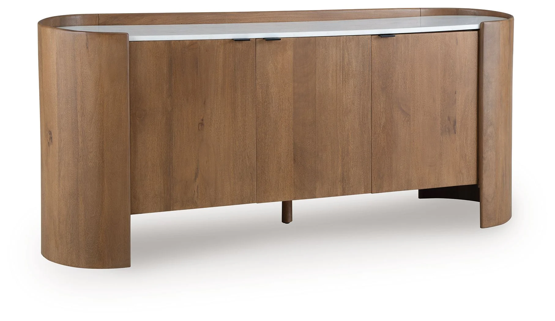 Fitzroy - Accent Cabinet - Brown / White - Image 1