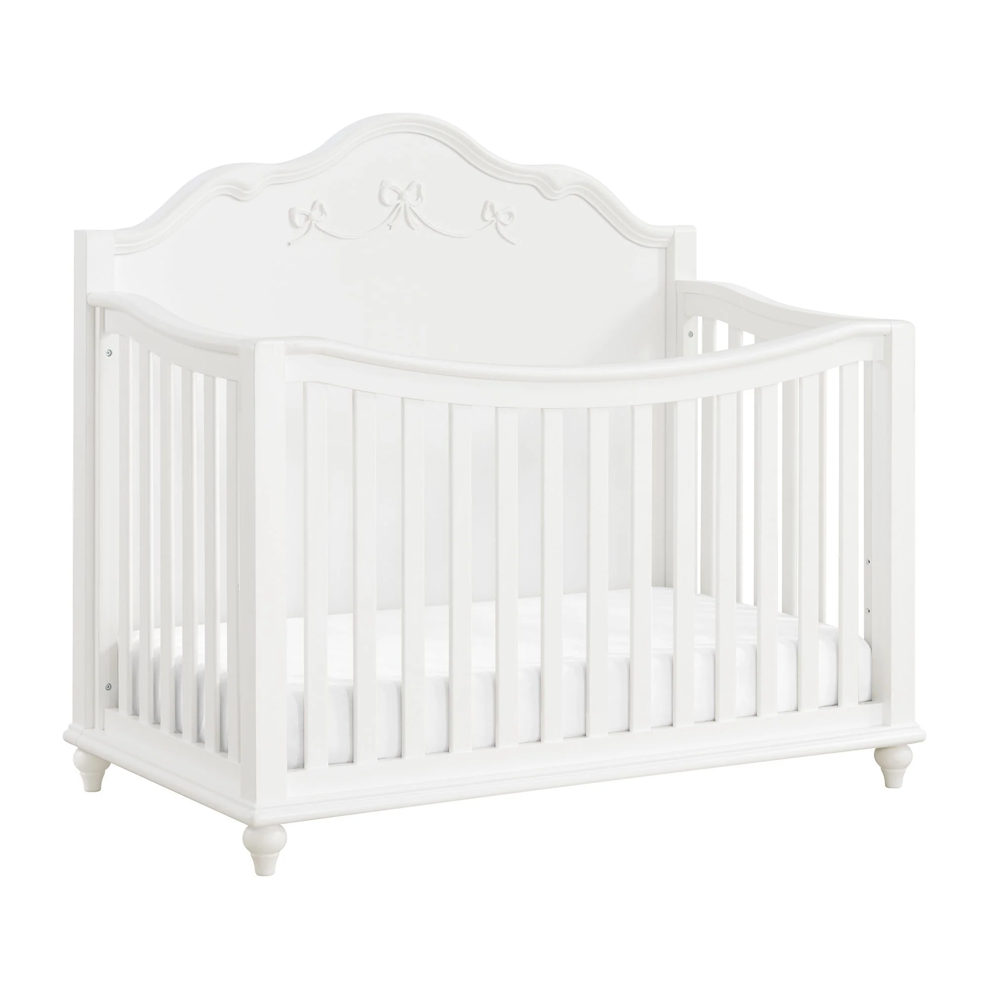 Alana - Crib With Guardrails - White - Image 1