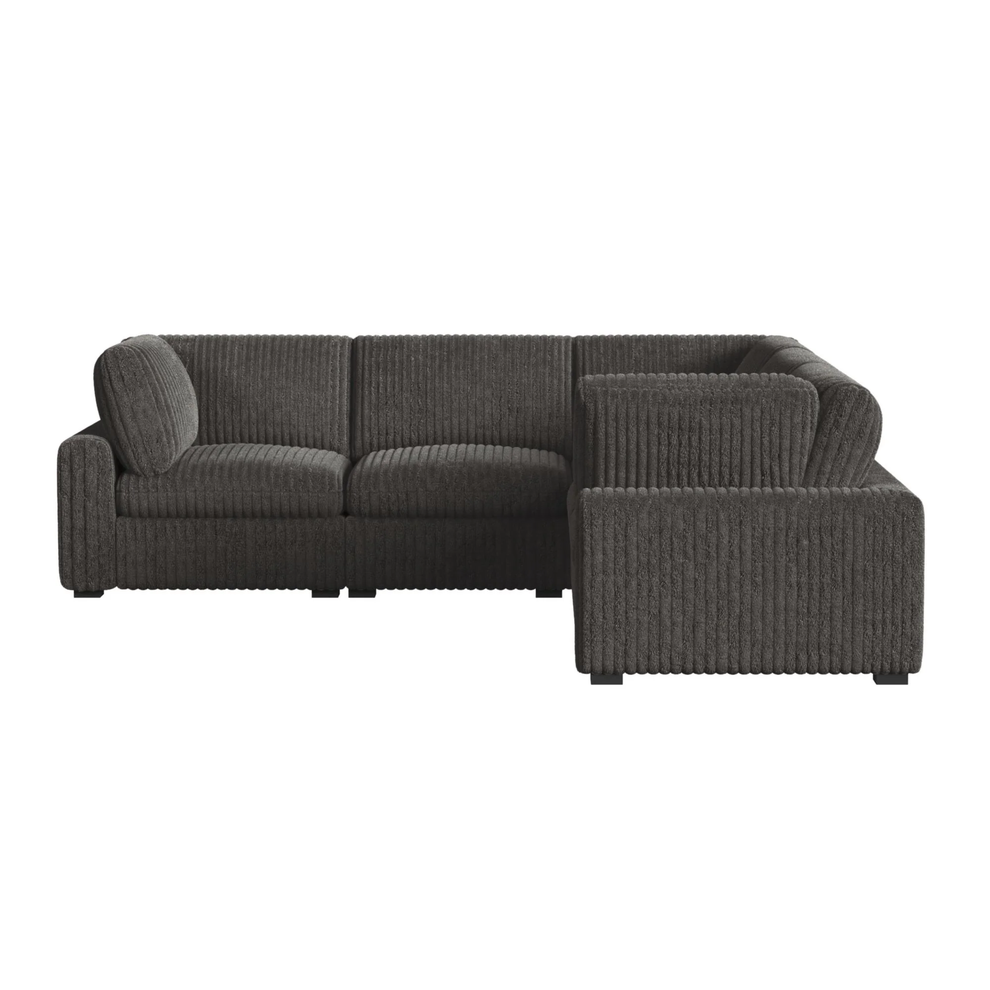 Esprit - Modular Corner - Grand Cord Charcoal - Image 3