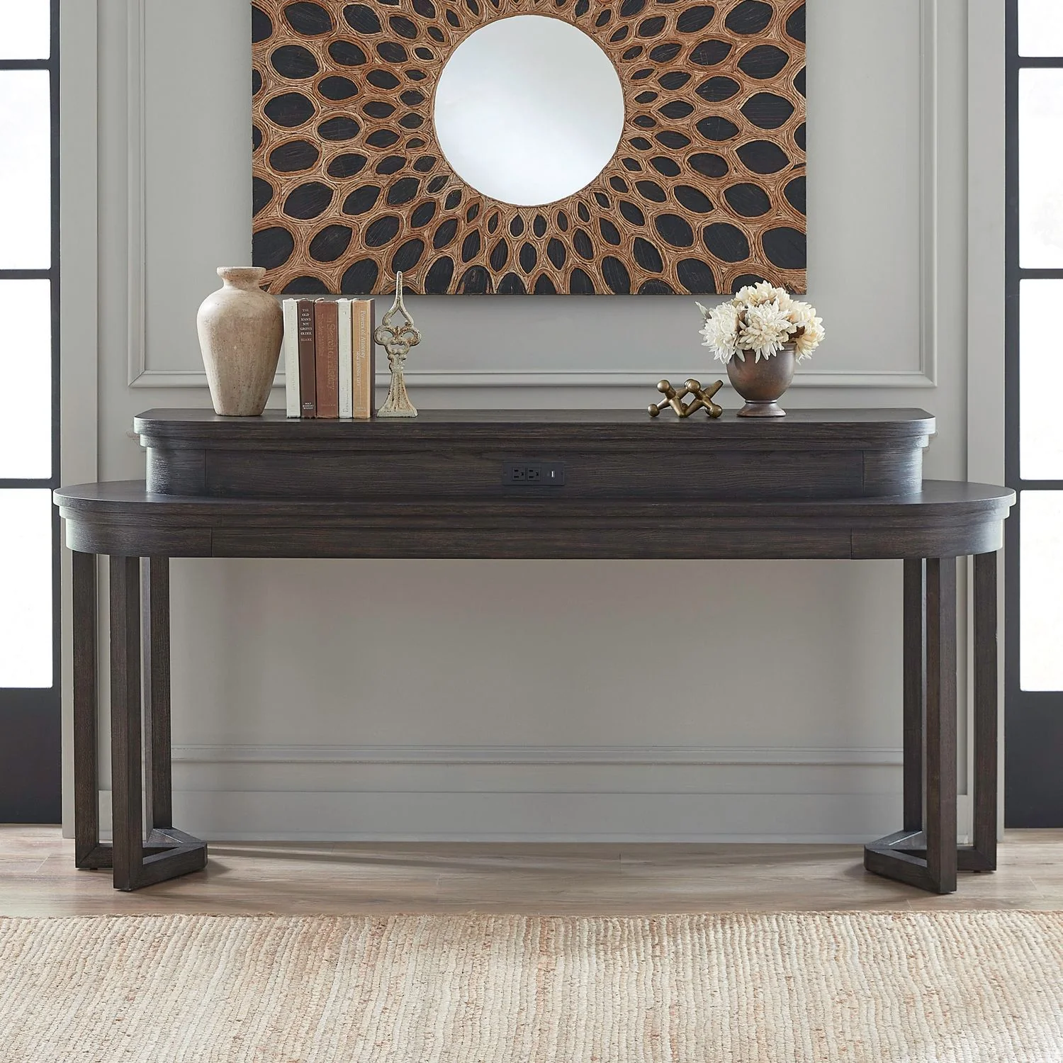 Weston – Console Bar Table – Peppercorn