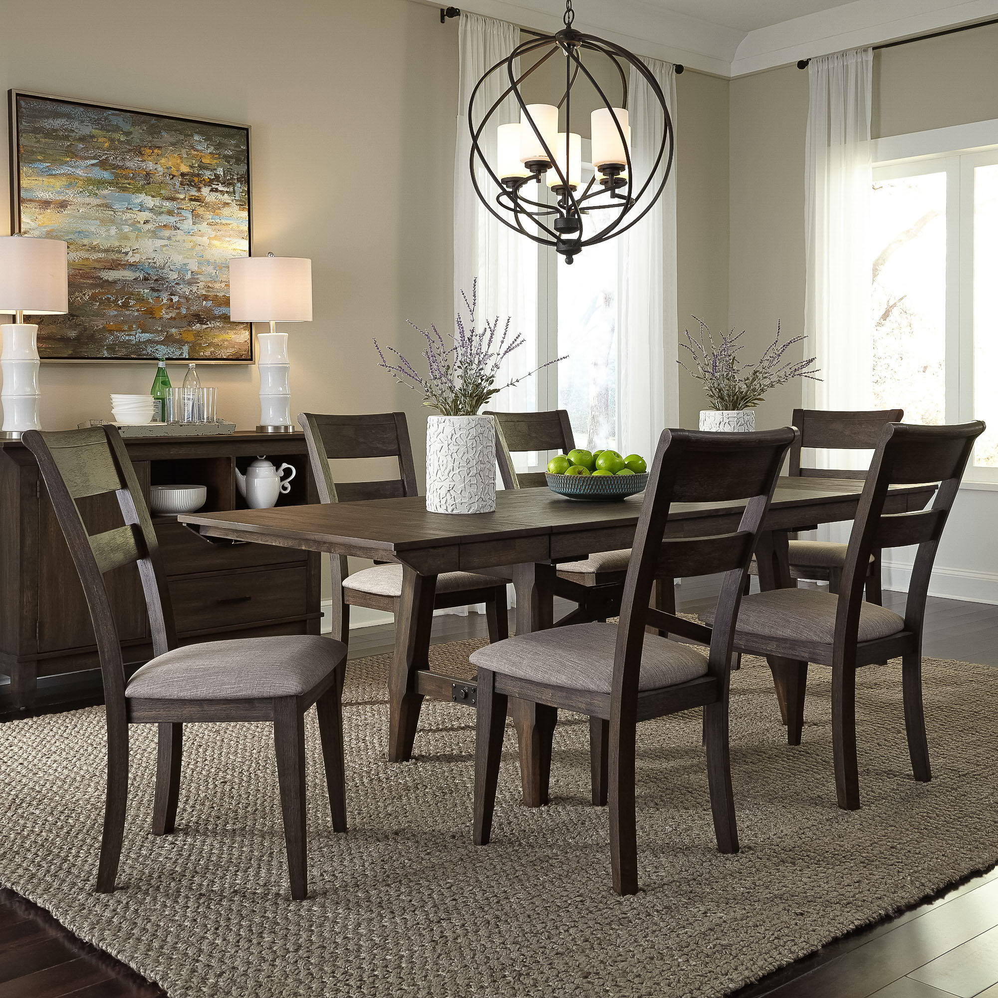 Double Bridge - Trestle Table Set - Image 3