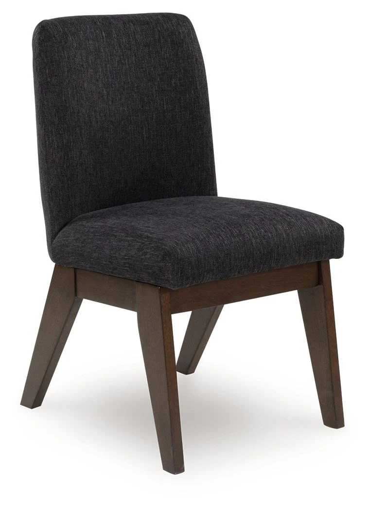 Dilenno - Dining Upholstered Side Chair (Set of 2) - Dark Brown - Image 1
