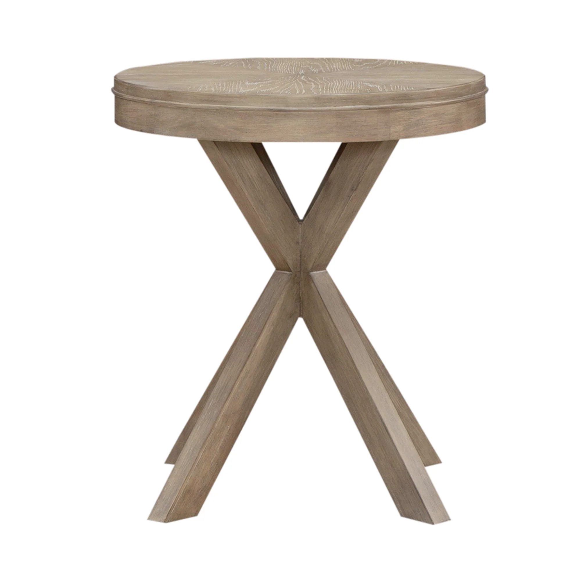 Brentwood - Round End Table - Sandstone - Image 3