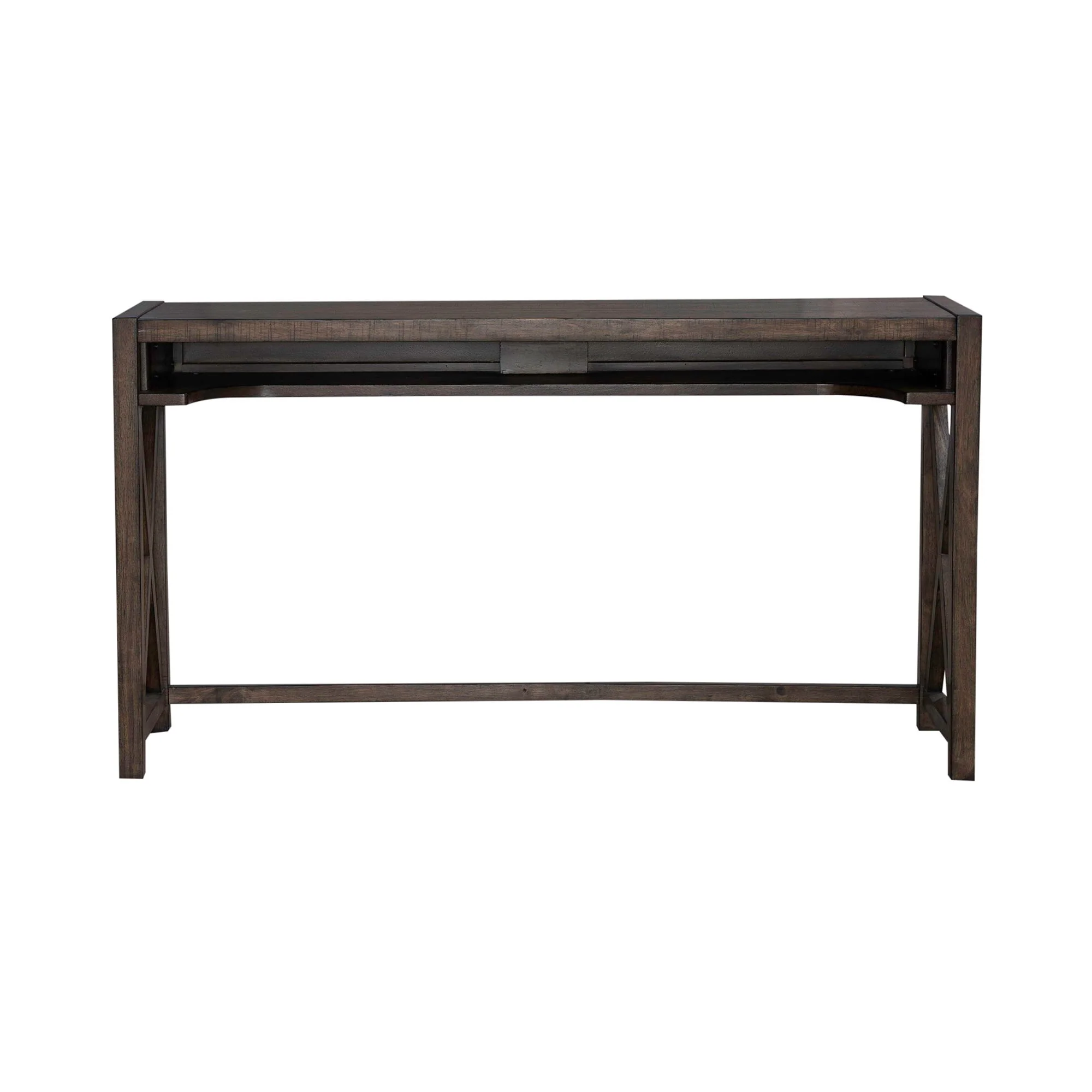 Lennox - Console Bar Table - Weathered Chestnut - Image 3
