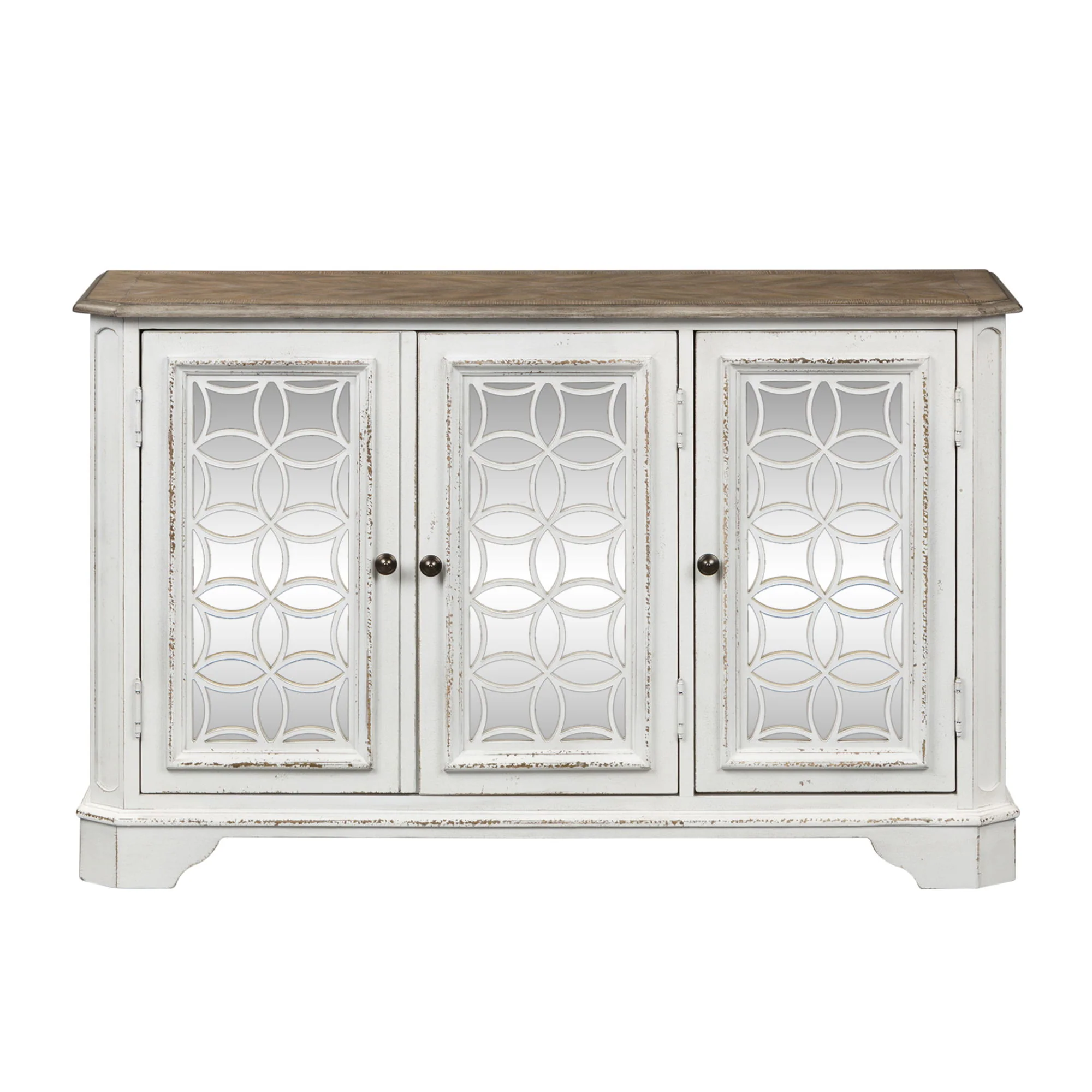 Magnolia Manor - Hall Console - Antique White - Image 1