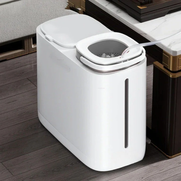 Dual Compartment Dry Wet Section Efficient Modern Home Trash Can - Image 2