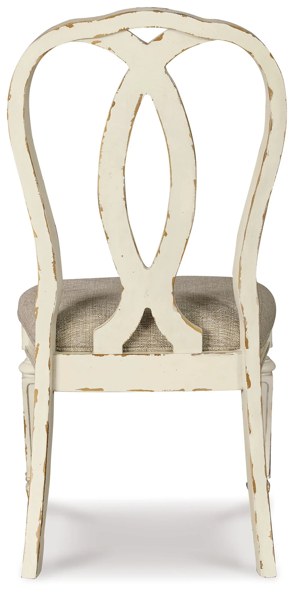 Realyn - Dining UPH Side Chair (Set of 2) - Ribbonback - Chipped White - Image 3