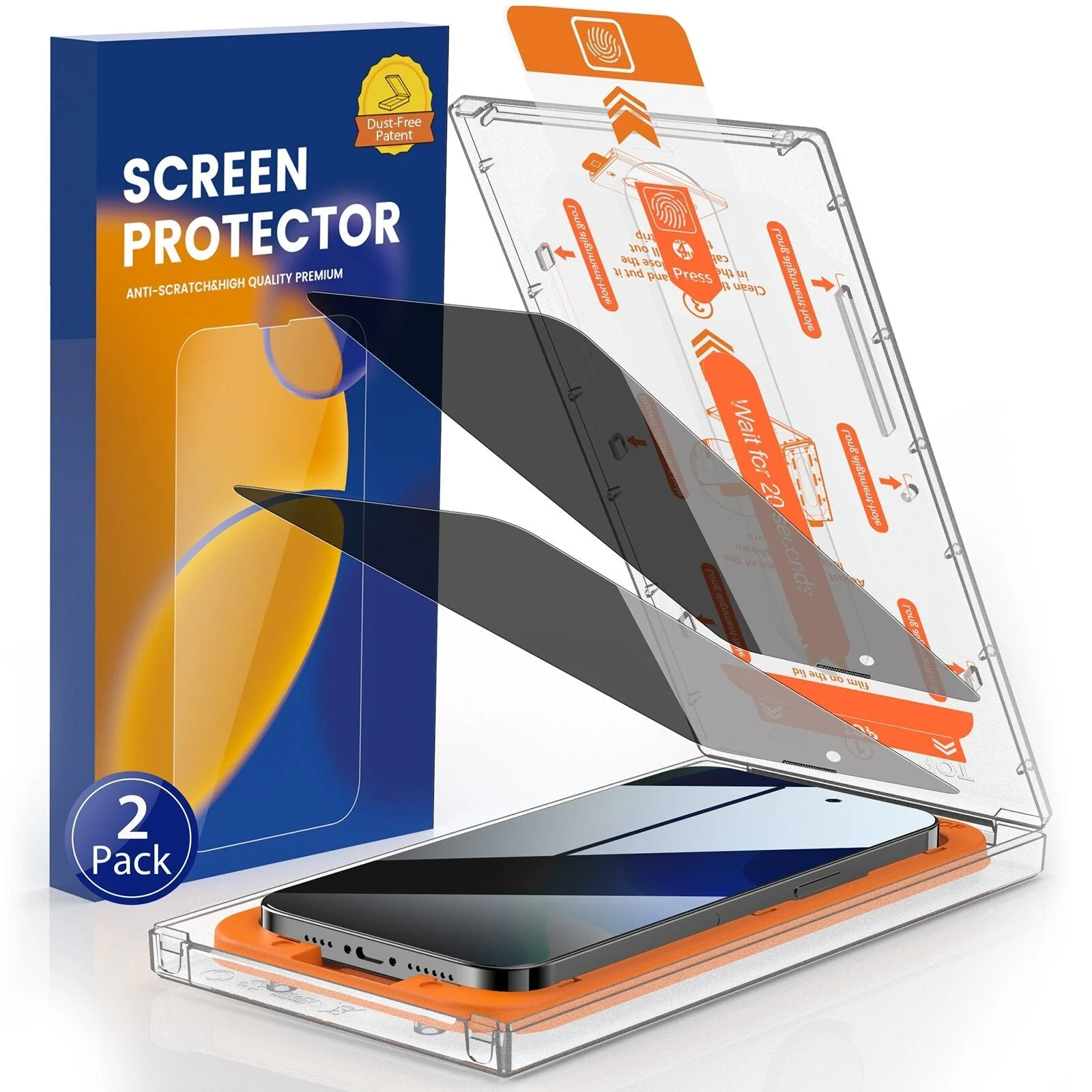 Quick Instal Dust-proof iPhone Screen Protector - Image 1