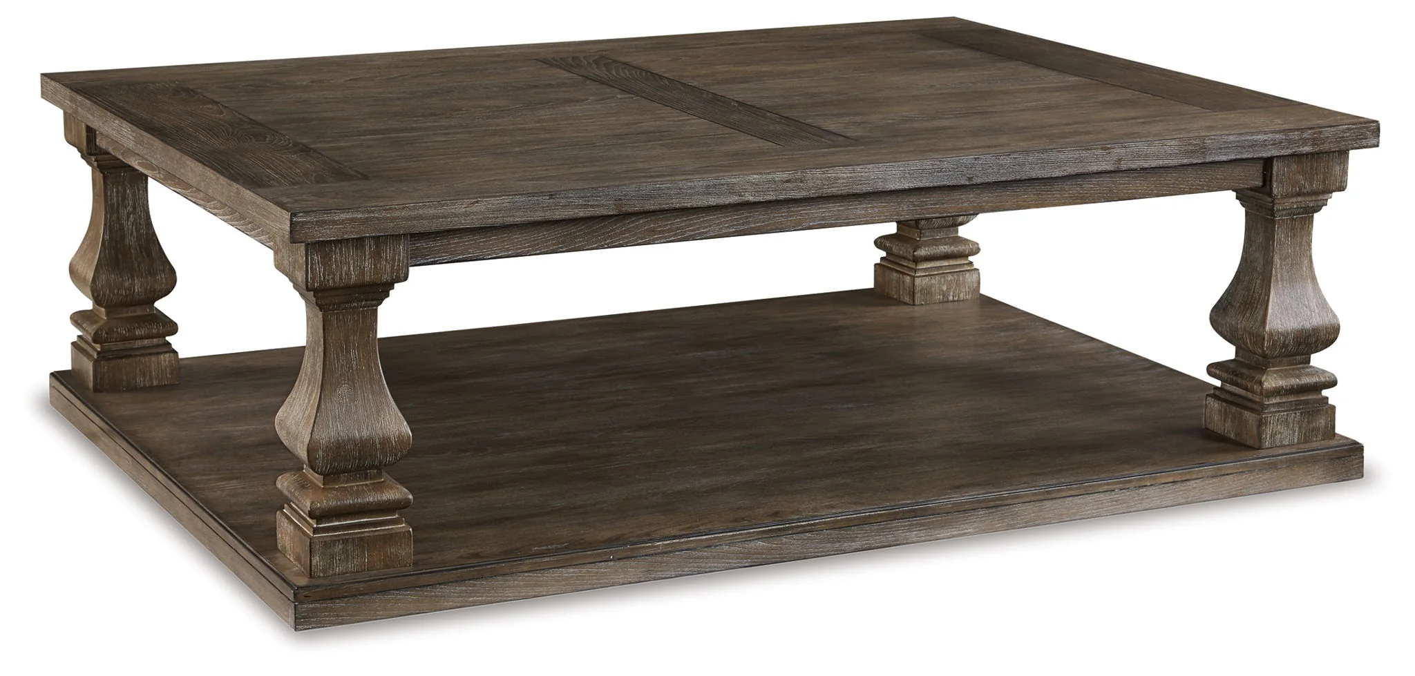 Johnelle – Rectangular Cocktail Table – Gray