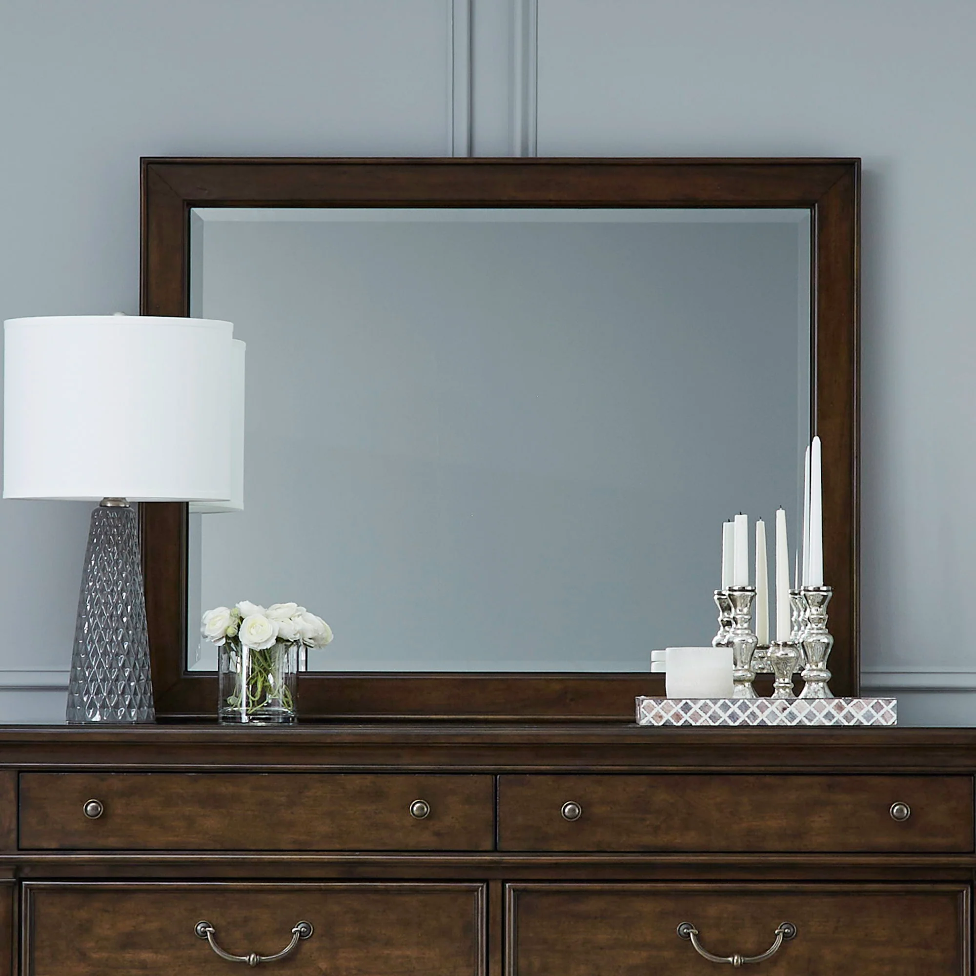 Arden Road – Landscape Mirror – Satin Cherry