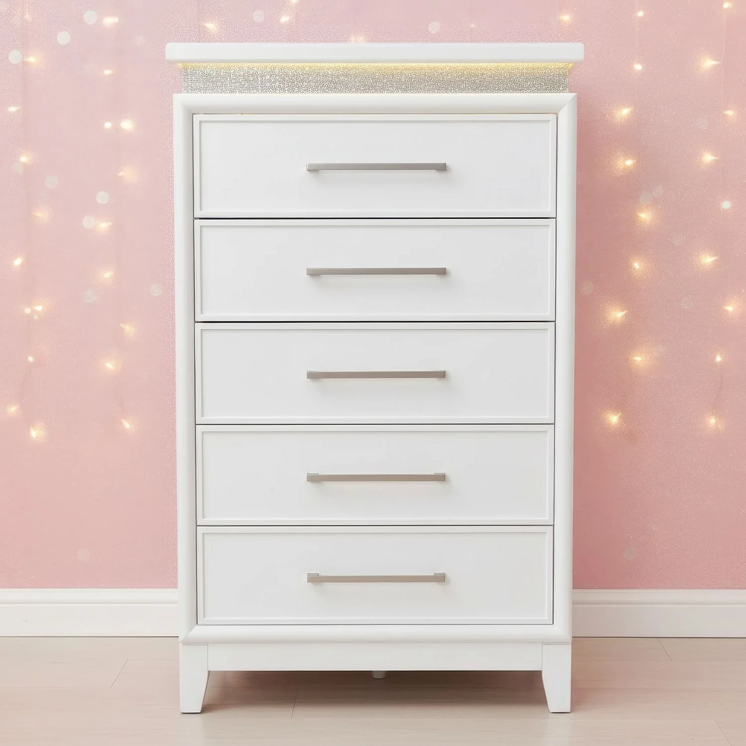 Reflections - 5 Drawer Chest With Lights - Image 1