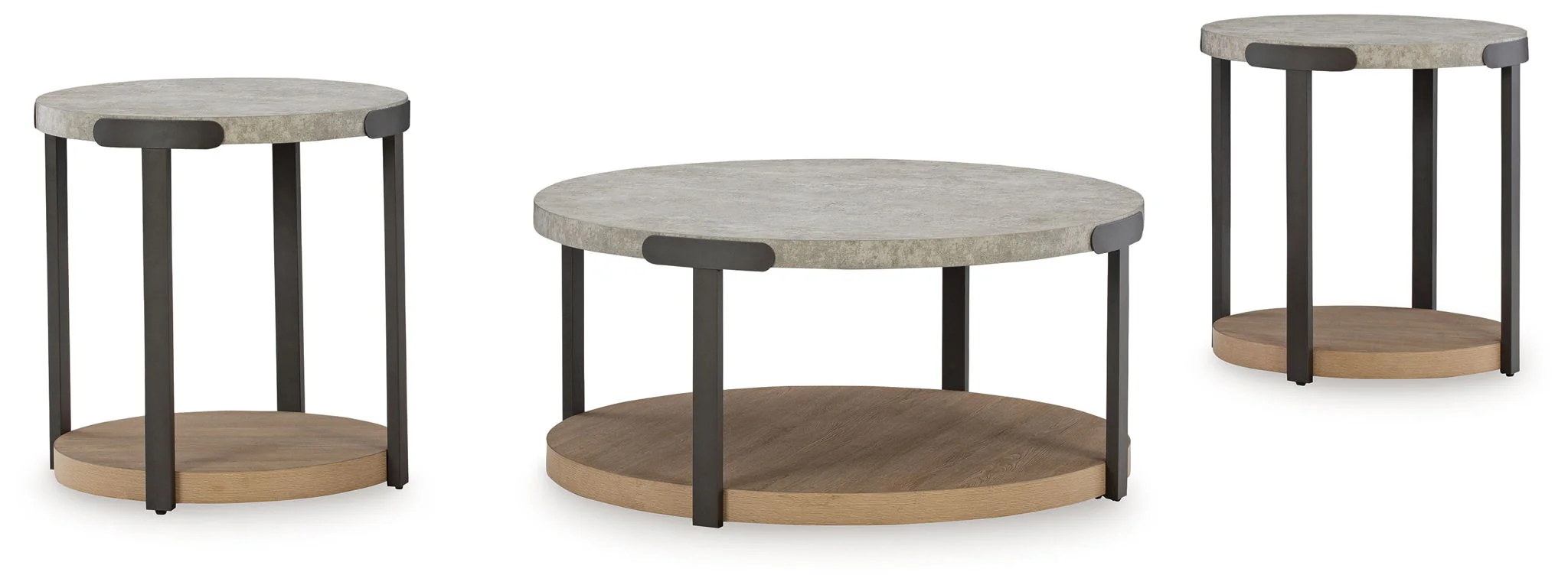 Darthurst – Occasional Table Set (Set of 3) – Light Brown