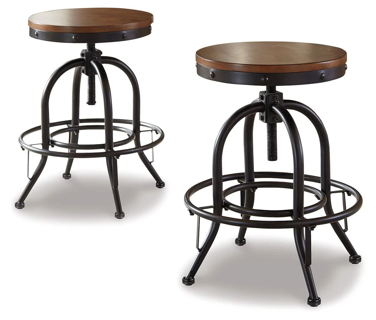 Valebeck – Swivel Barstool (Set of 2)