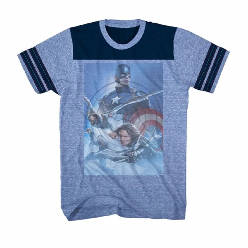 Captain America Civil Exposure Marvel Premium Adult T-Shirt - Image 2