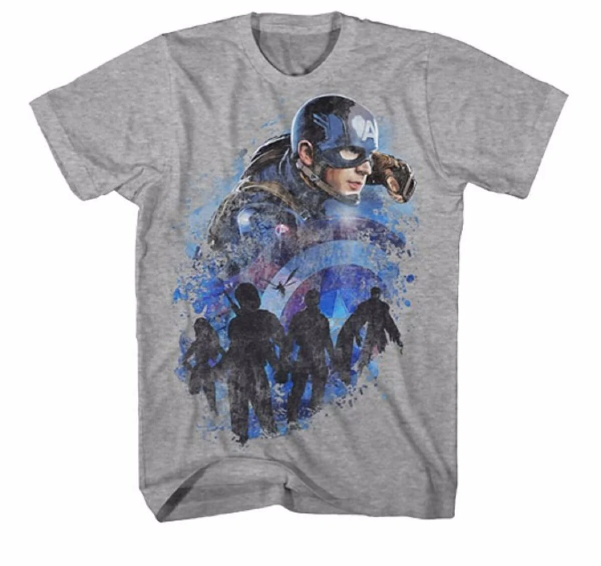Captain America Civil War Movie Cap Sector Marvel Comics T-Shirt - Image 1