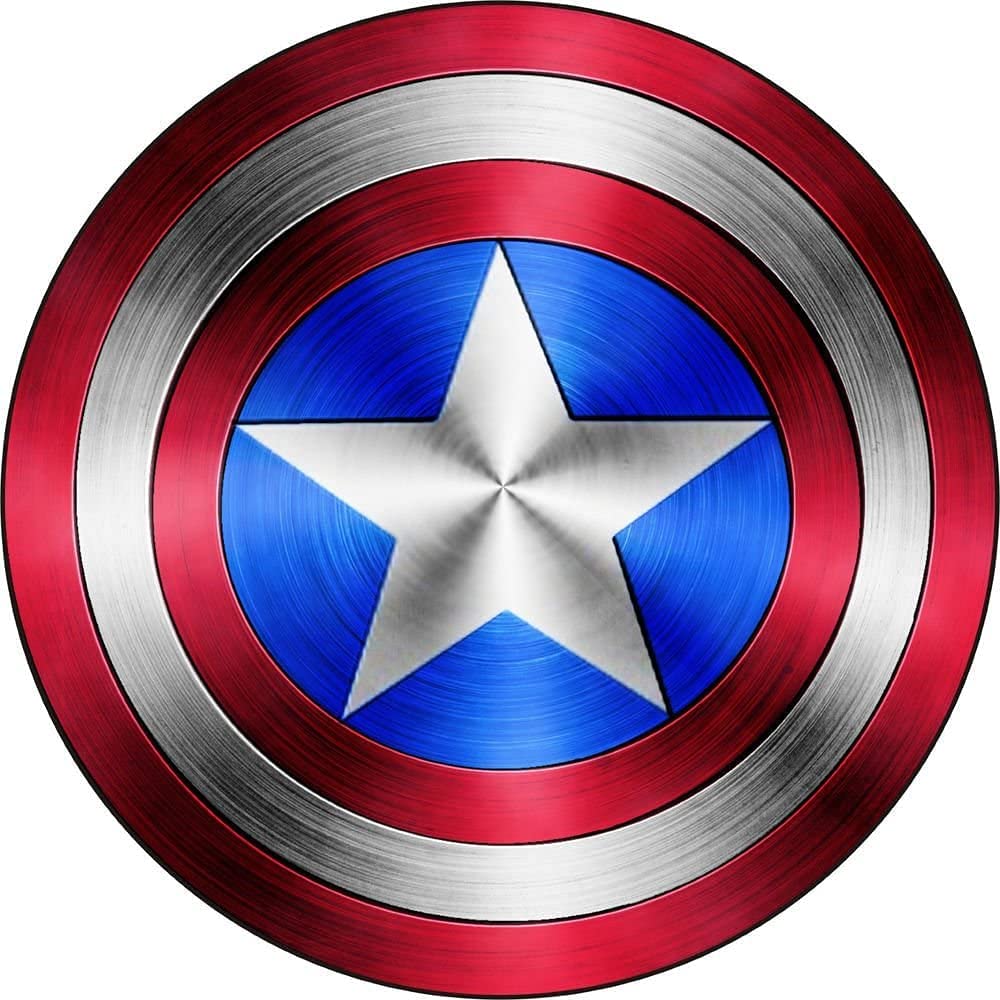 Captain America Logo Marvel Comics Car Window Decal Sticker - Image 1